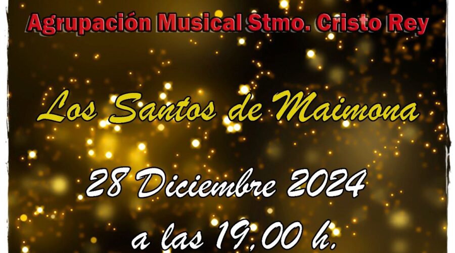 PASACALLES NAVIDEÑO AGRUPACIÓN MUSICAL STMO. CRISTO REY